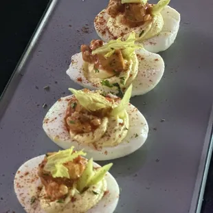 Devil eggs one of their specials this past weekend
