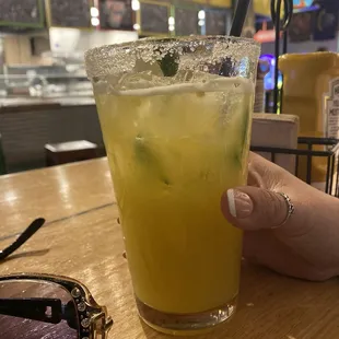 Pineapple jalapeños mockarita