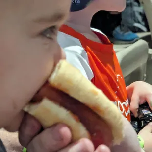 Nothing better than a hot dog at the Monster truck rally