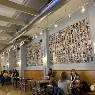 Wall of pictures: people that are apart of the co-op