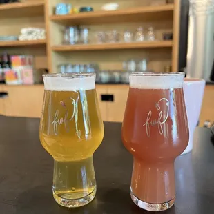 You can choose two tasters (6.5oz pours) at a time