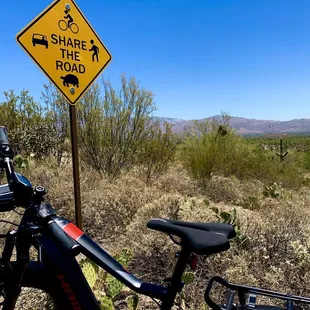 Haibike ebike in the desert