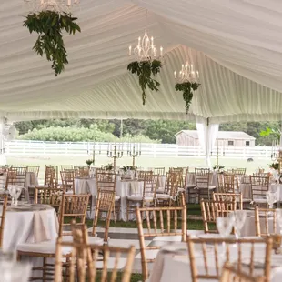 Tents at Fair Winds Farm.  Photos by www.bettybryantphotography.com