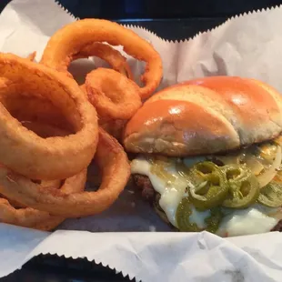 Inferno burger combo