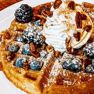 Sweet Potato Belgian Waffle