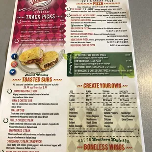 Menu front