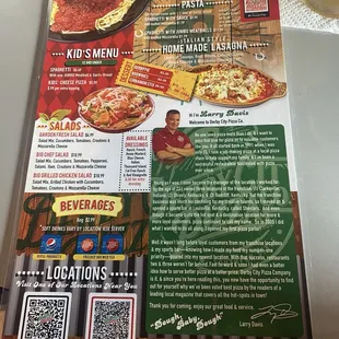 Menu, side 1 -- August 2024