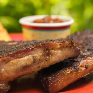 ribs, bbq ribs, food