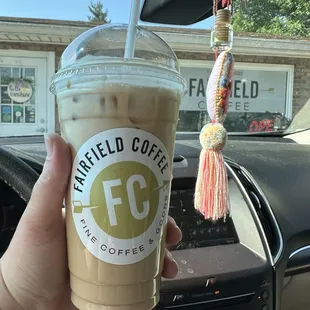 Coco-nutty seasonal latte