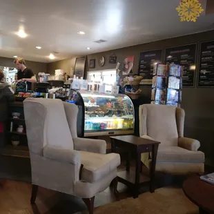 Sofa Chairs and Order Counter