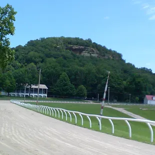 View of Mt Pleasant and the race track.