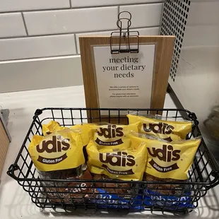 Gluten free options at breakfast