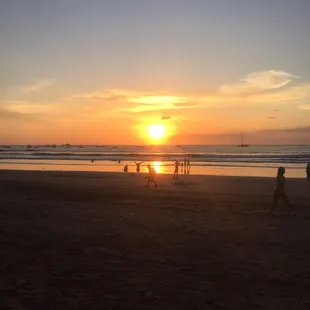 Beautiful sunset in Tamarindo
