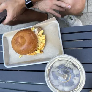 Sausage, Egg and Cheese Sammy