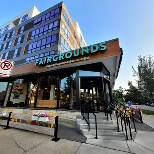 entrance to fairgrounds coffee and tea