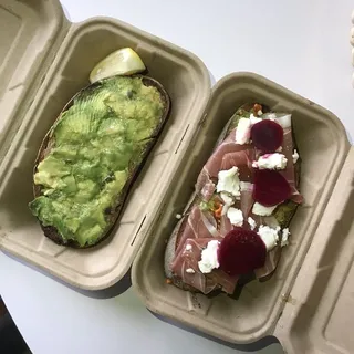 Avocado and Chevre Toast