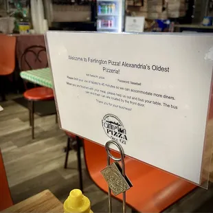 It's a sign! Be nice and clean up!