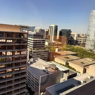 21st floor view from room