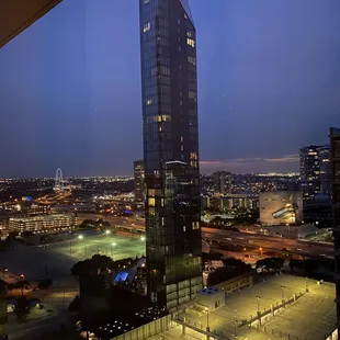 View from The Fairmont Dallas