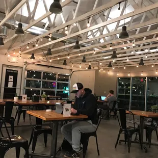 a man sitting at a table