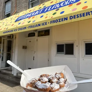 Fairmont donuts with Nutella