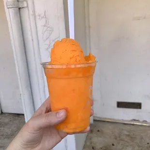 Orange creamsicle