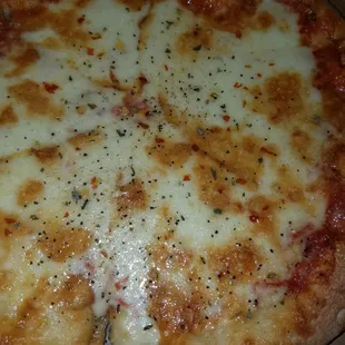 Extra cheese pizza