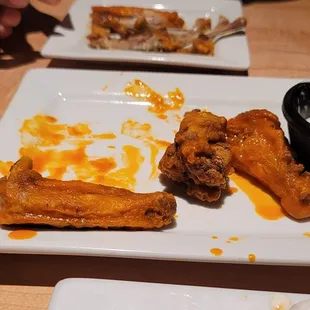 Hot wings went fast