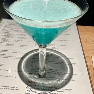 Deep Blue Sea Martini