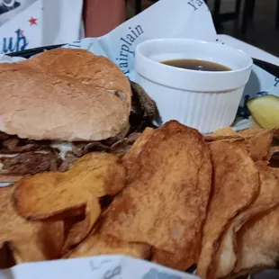 French Dip with Chips