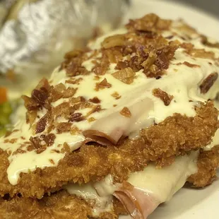 Stuffed Breaded Chicken Cordon Bleu