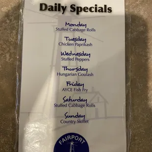 Specials June, 2023