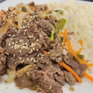 Bulgogi with rice