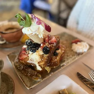 Banana foster French toast