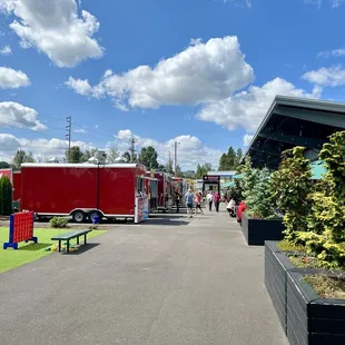 Left side food trucks