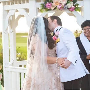 Outdoor gazebo for ceremony
