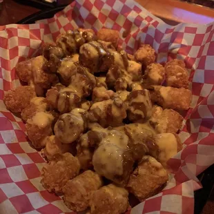 Chilled cheese tater tots