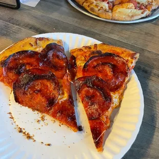 pizza, food
