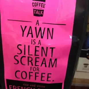 So true and we have great coffee!