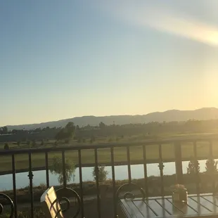 View from cafe patio