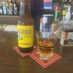 a man sitting at a bar