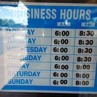 business hours