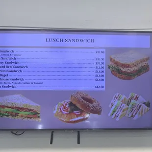 menu, sushi and sashimi
