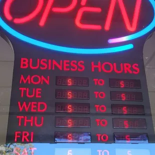 business hours