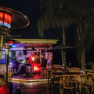 Outdoor dining even in winter, live music and patio heaters - Florida brutal winters antidote!