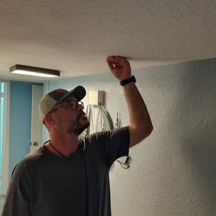 My 6'2" husband. Ceilings in hallways and bathrooms were super claustrophobic.