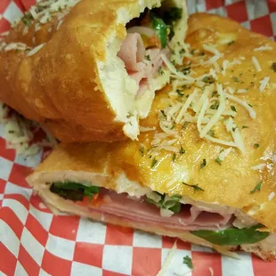 Deep fried Italian hoagie