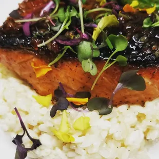 Thai chili glazed salmon