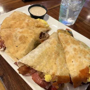 Breakfast quesadilla