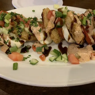 Fried green tomatoes